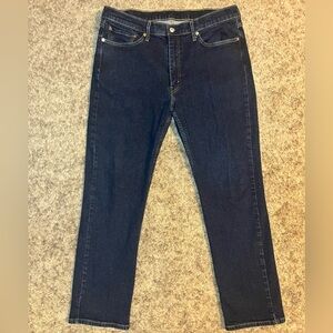 Levi’s 514 Straight Fit Jeans Mens 38x32 (Measures 37x29.5) Dark Wash